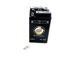 Simson MZ AWS Batterie 6V  8,0 Ah schwarz IWL AWO RT EMW ES BK Wiesel