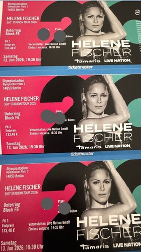 Konzertkarten helene fischer - fischer,