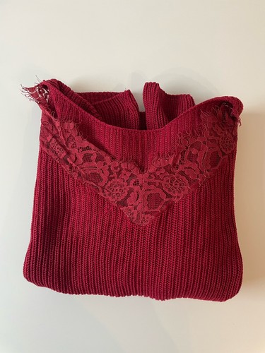 Strickpullover rot amisu l - rot,