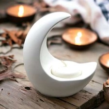 Mond Teelichthalter Silikonform, Sichelmond Kerzenhalter Gießform