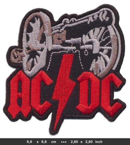Acdc aufnäher patches - acdc, ad/dc