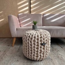Strickhocker puff gefilzte - strickhocker,