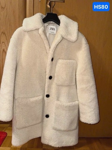 Zara damen teddy mantel - teddy,