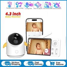 1080P Babyphone Babykamera Tragbare Videokamera Kabellos WLAN/App Gespräch