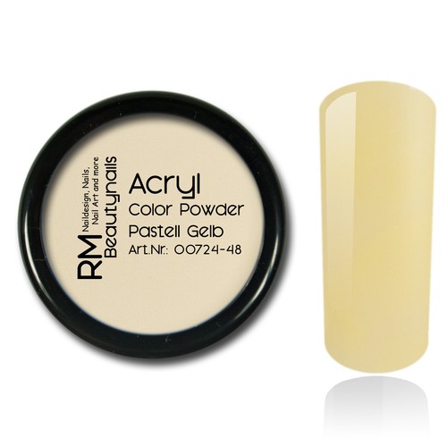 Acryl farb puder pastell gelb - puder,