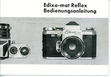 WIRGIN Bedienungsanleitung EDIXA-MAT REFLEX Kamera User Manual (Y4751