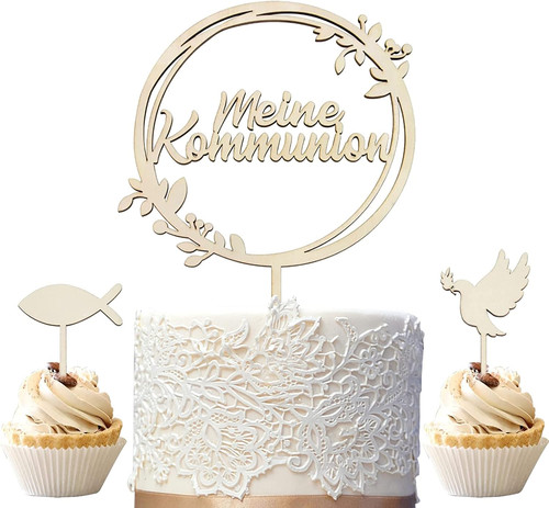 Tortendeko kommunion cake - tortendeko,