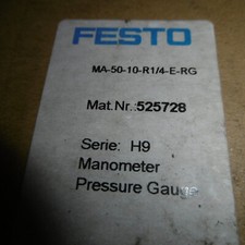 Festo Manometer, 0 - 10 Bar 