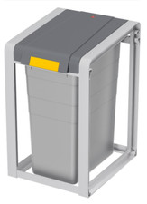 Hailo ProfiLine Öko XL (0935-202) Basiseinheit 38 L Grau Mülltrennsystem