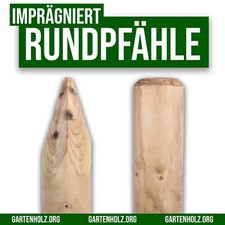 Pfahl Pfosten Zaunpfähle Holzpfahl Angespitzt Baumpfahl Rundpfahl Rund KDI Holz