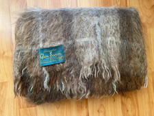 Decke Caro Plaid Glen Saxon 70 % Mohair 30 % Wool ca. 120x160 cm Scotland NEU