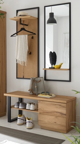 Garderobe garderoben set eiche - garderobe,