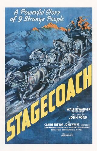 Stagecoach film plakat - stagecoach,