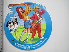 Aufkleber Sticker TK - Techniker Krankenkasse - Zahnbürste (M1736)