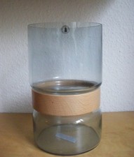 Ikea Havsutsikt Windlicht Kerzenglas Glas  2-teilig 26 cm Deko RAR