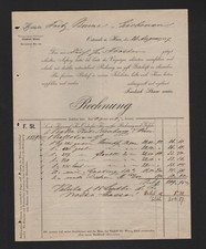 OSTERODE, Rechnung 1897