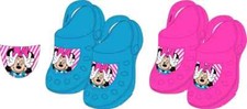 Minnie Mouse Mädchen Clogs - Badeschuhe Latschen Hausschuhe Sandalen - 24 bis 31