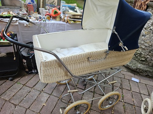 Alter kinderwagen korbgeflecht - alter,