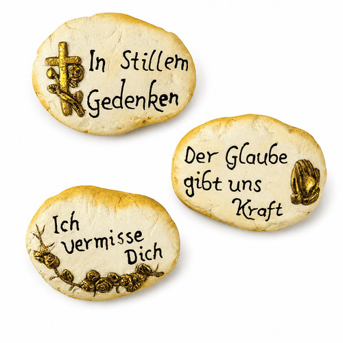 Gedenksteine grabdeko - 3,