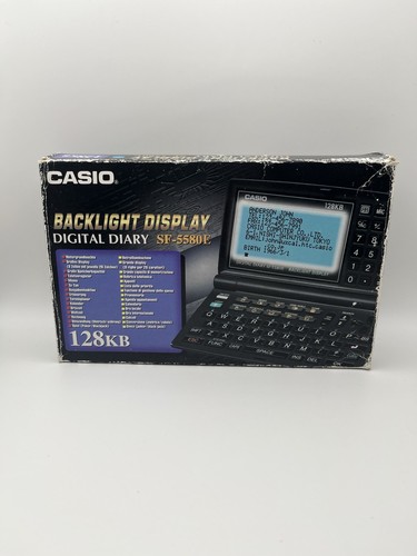 Casio digital diary 5580e - digital, sf-5580e