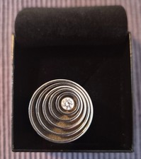 Edelstahlring matt, groß, mit