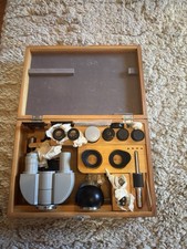 Carl Zeiss Jena Mikroskop Kopf Mit Zubehör, DDR Vor 1985 Aus Pharmaindustrie