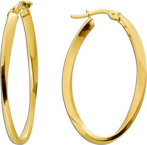 Hoops creolen gelbgold 585 - hoops,