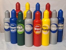  Firma Linde Gas Schnapsflasche Gasflasche Glasflasche Dekoration Sammlerstücke 