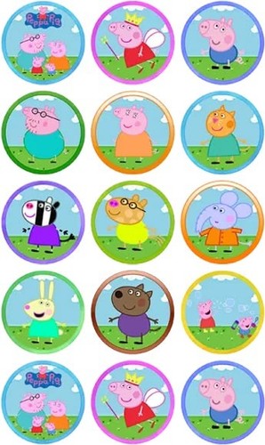 Muffinaufleger peppa wutz - muffinaufleger,