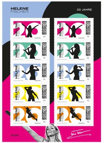 Helene fischer briefmarken - -,