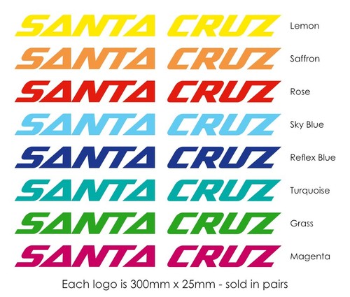 Santa cruz vinyl gabel logos - santa,