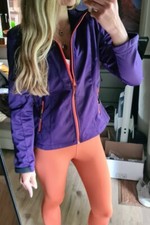 Crivit Softshelljacke Lila orange 36/38/s NEU!! Funktions lauf rad Jacke 