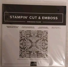 stampin up embossing folder "Pariser Schnörkel "