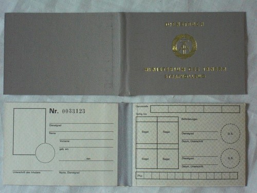 Original ddr mdi strafvollzug - original,