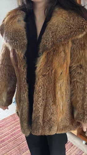 Echtpelz kurzmantel fuchs - kurzmantel,