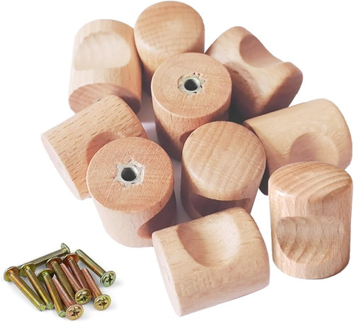 Stück möbelknöpfe holz - 10,