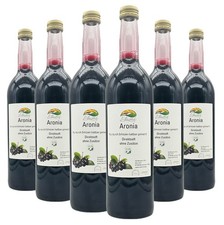 Bleichhof Aroniasaft – 100% Direktsaft, OHNE Zuckerzusatz, 6er Pack (6x 0,72l)