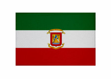 Aufnäher Montecristi Stadt (Ecuador) Fahne Flagge Patch 9 x 6 cm