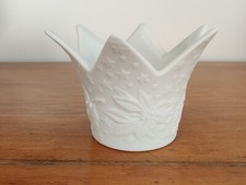 AK KAISER / WEIHNACHTEN / KERZENHALTER / BISKUIT-PORZELLAN / 0700 / M. FREY