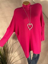 Damen oversize long pullover - long,