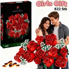 LEGO 10328 Botanicals Rosenstrauß, 12 Rosen, 4 Zweige Schleierkraut Geschenk DHL