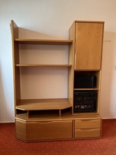 Wohnzimmer Anbauwand Schrank, Schrankwand, Gut Erhalten, Erle Massiv