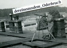 C13 Foto WH Westfront Flugabwehr mit MG 34 Dreibein auf den Dächern über Holland