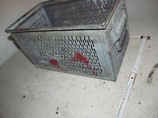 36x21x20cm  SCHÄFER LAGERKISTE METALL Kiste METALLBOX METALLCONTAINER STAPELBOX