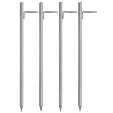 Bodenanker 50cm mit haken - 20-50cm, l-haken
