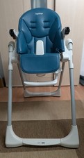 Peg Perego Prima Pappa Hochstuhl, Mint Lederimitat, mit Liegefunktion