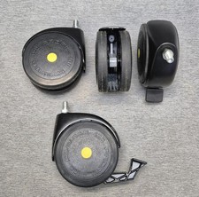 4 Steinco Schwerlast Lenkrollen Profil 100 für Paletten-Sofa D10cm 2x mit Bremse