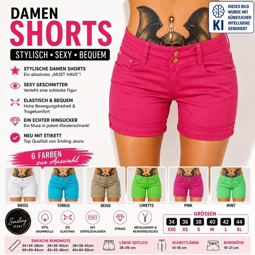 Damen sexy shorts kurze - kurze, hose
