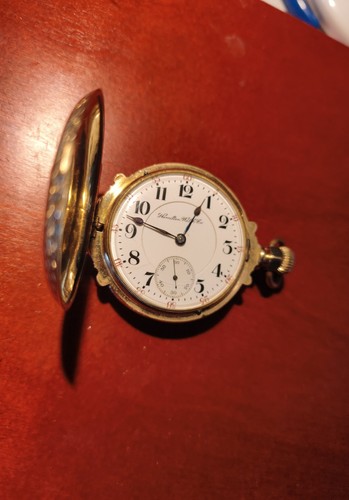 Taschenuhr gold 585 - 585, hamilton