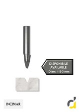 INCIMAR Stromabnehmerfräser Flachkegelstamm 35 Grad